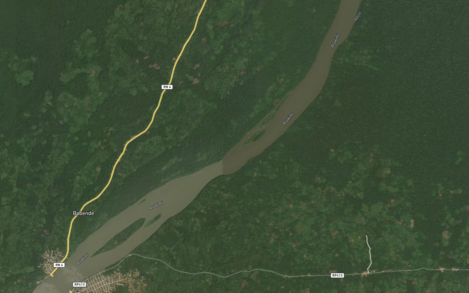 Satellite map of the Menueke