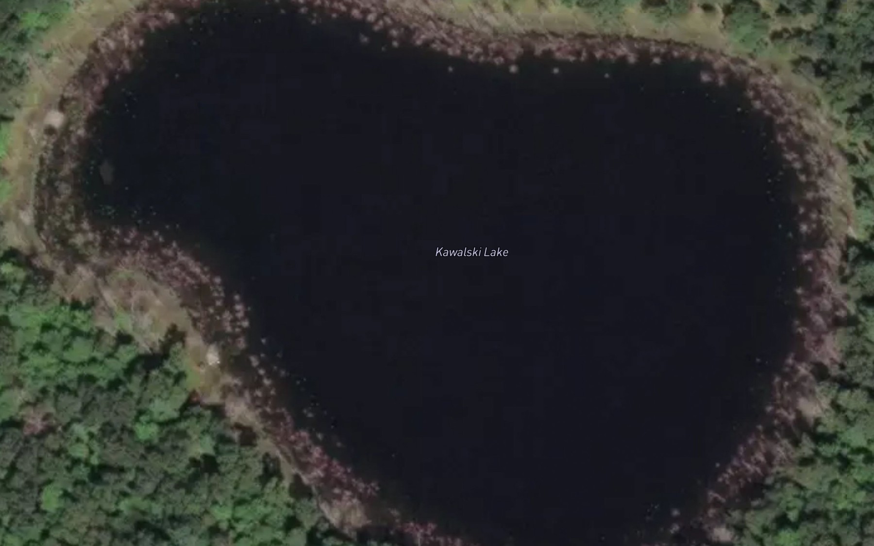 Satellite map of the Kawalski Lake