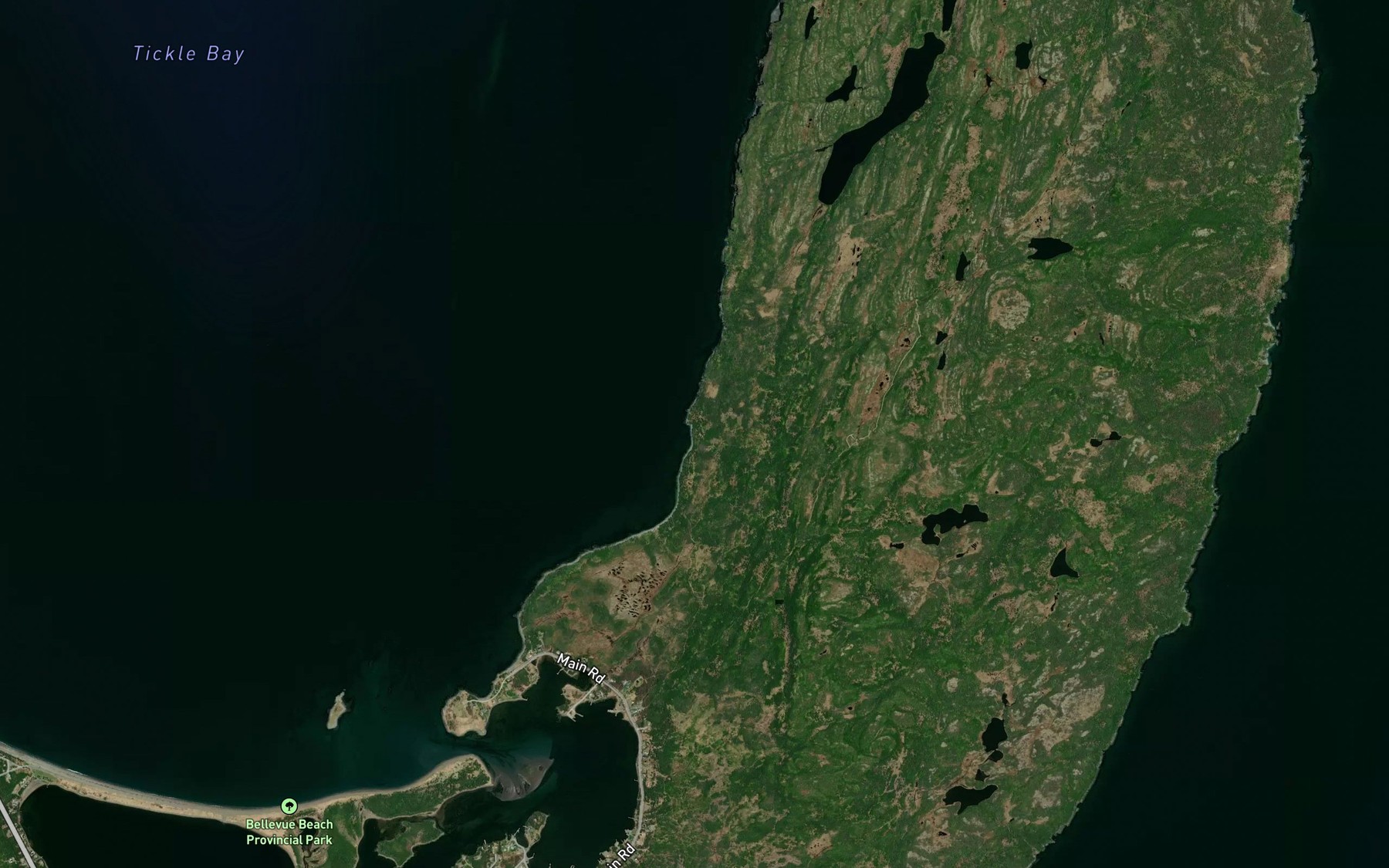 Satellite map of the Lynchs Garden