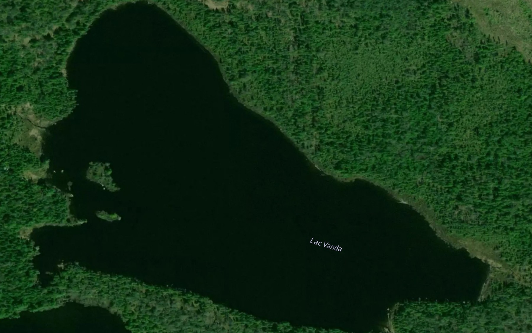 Satellite map of the Lac Vanda