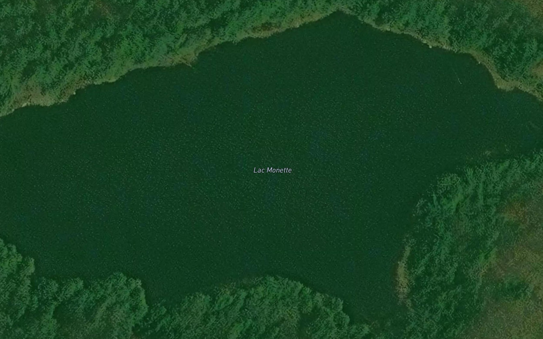 Satellite map of the Lac Monette