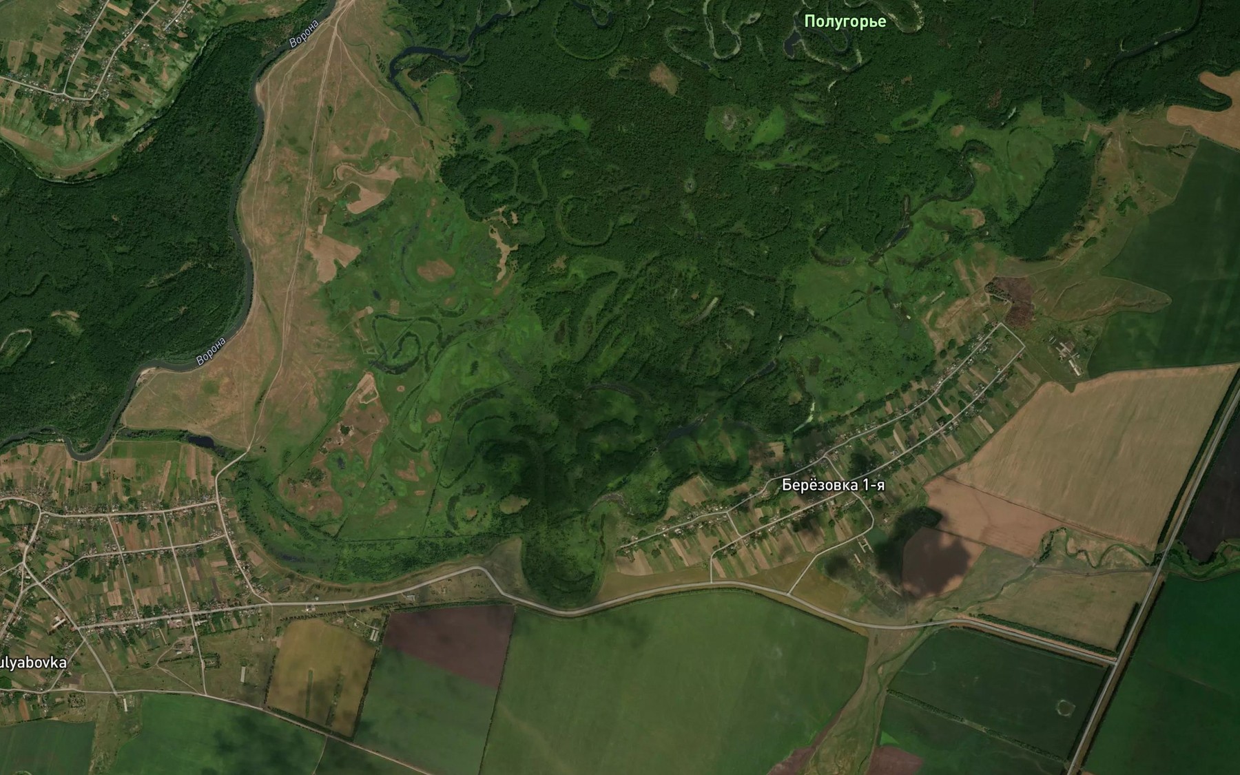 Satellite map of the Ozero Tokayskoye Chistoye