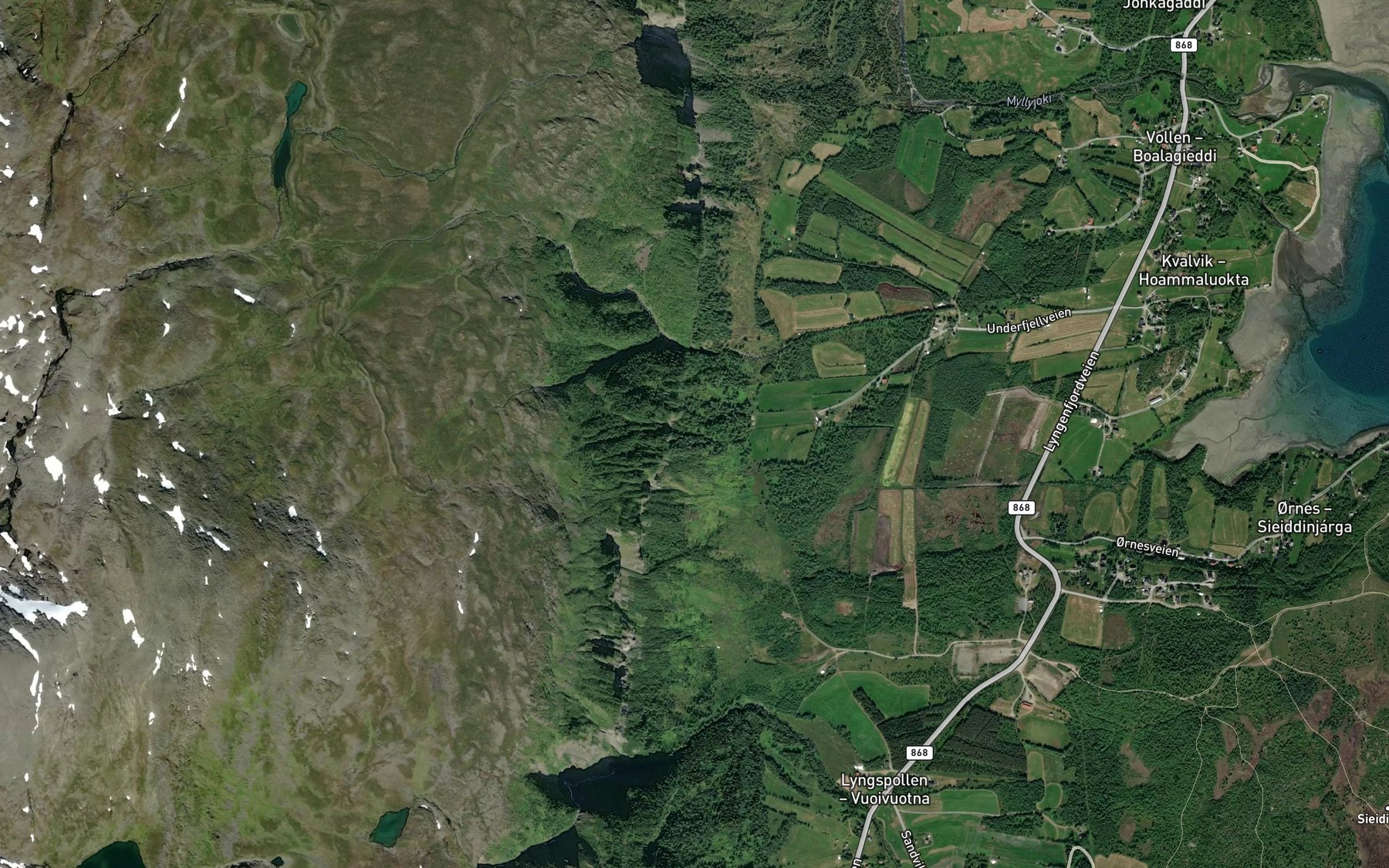 Satellite map of the Stuelva