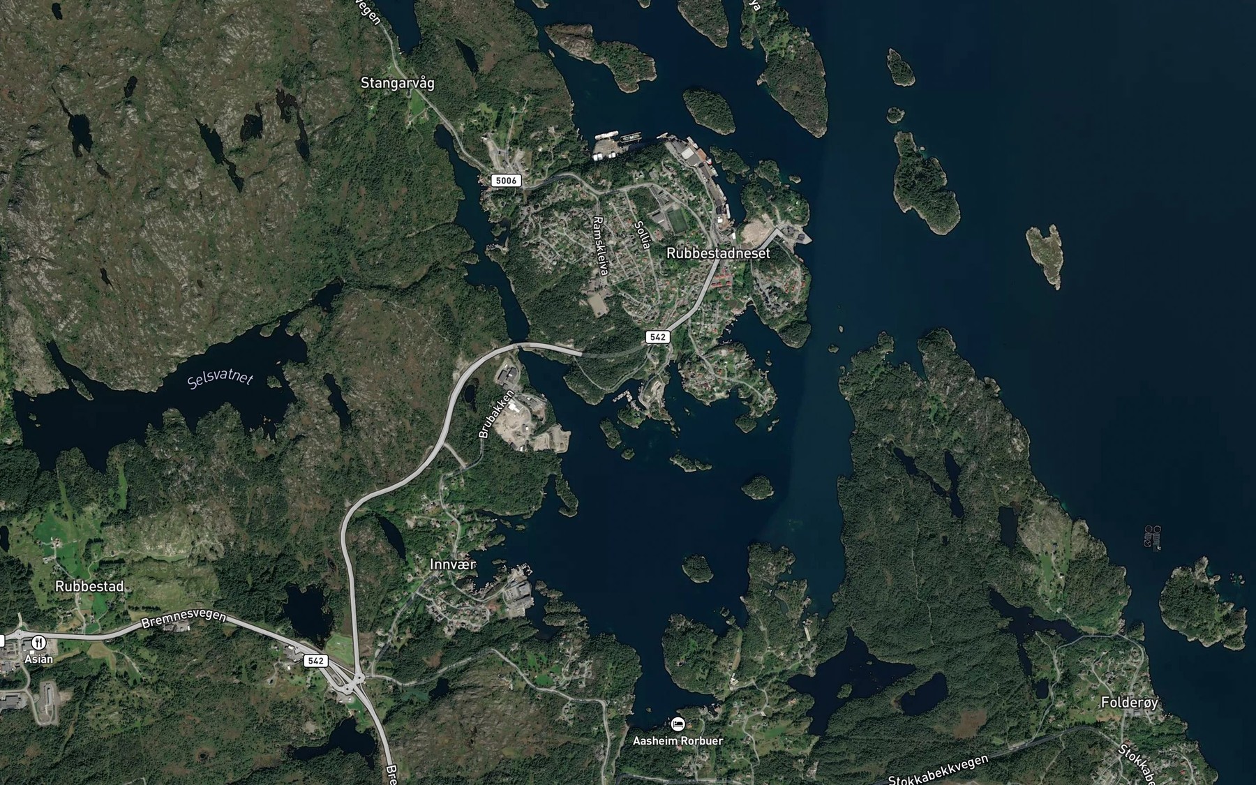 Satellite map of the Kattahola