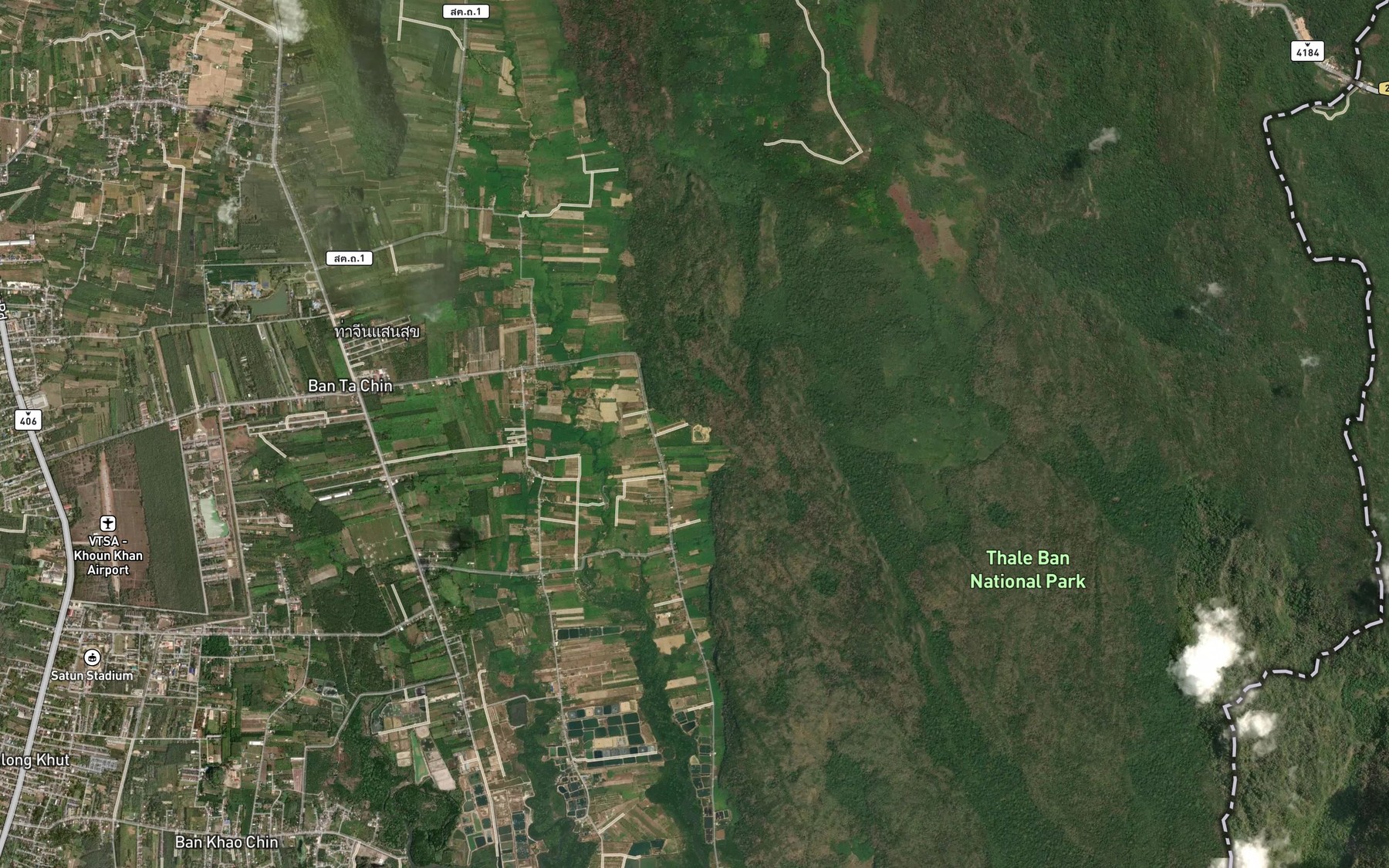 Satellite map of the Ang Kep Nam Ban Na Khae
