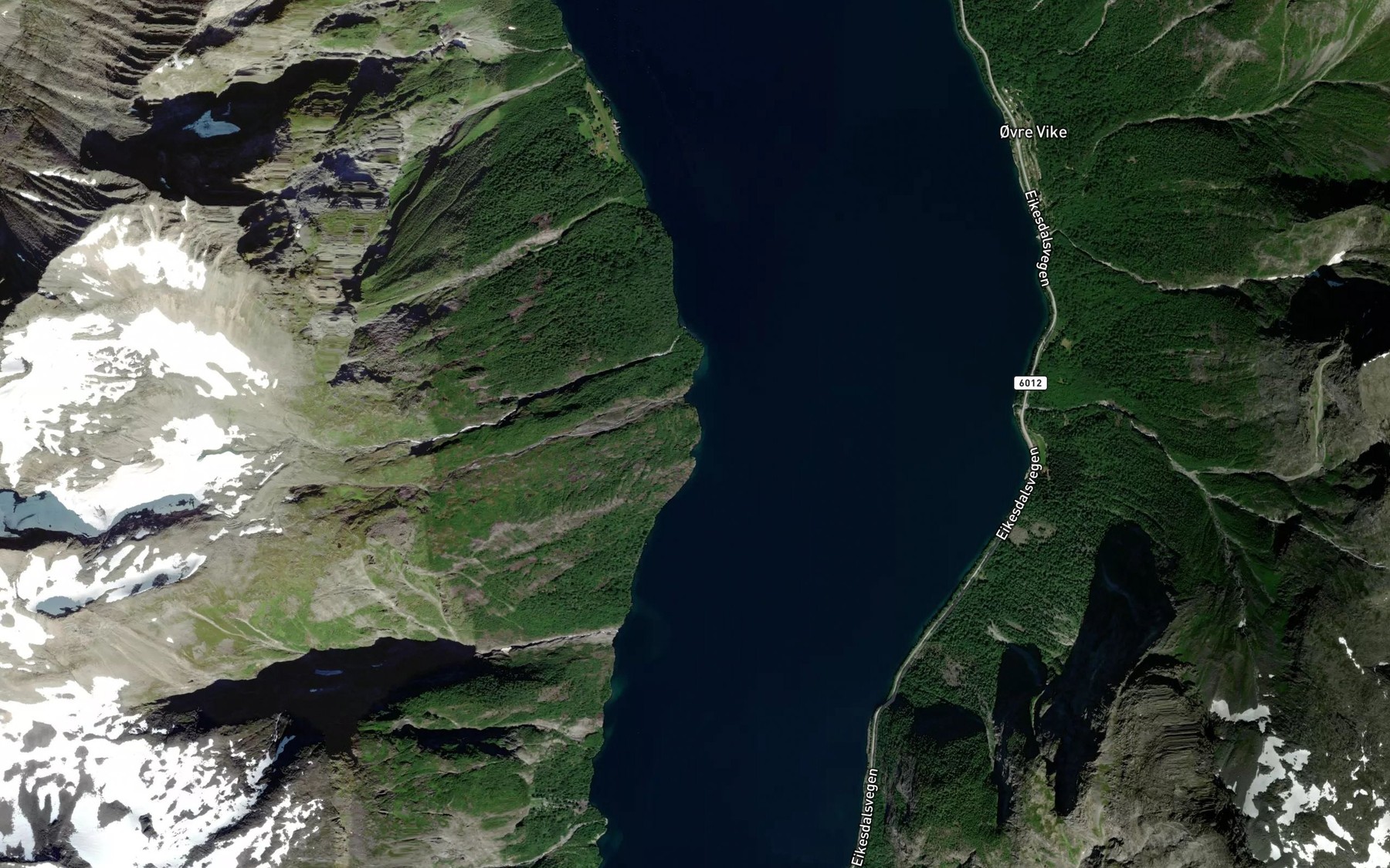 Satellite map of the Fatjonnin