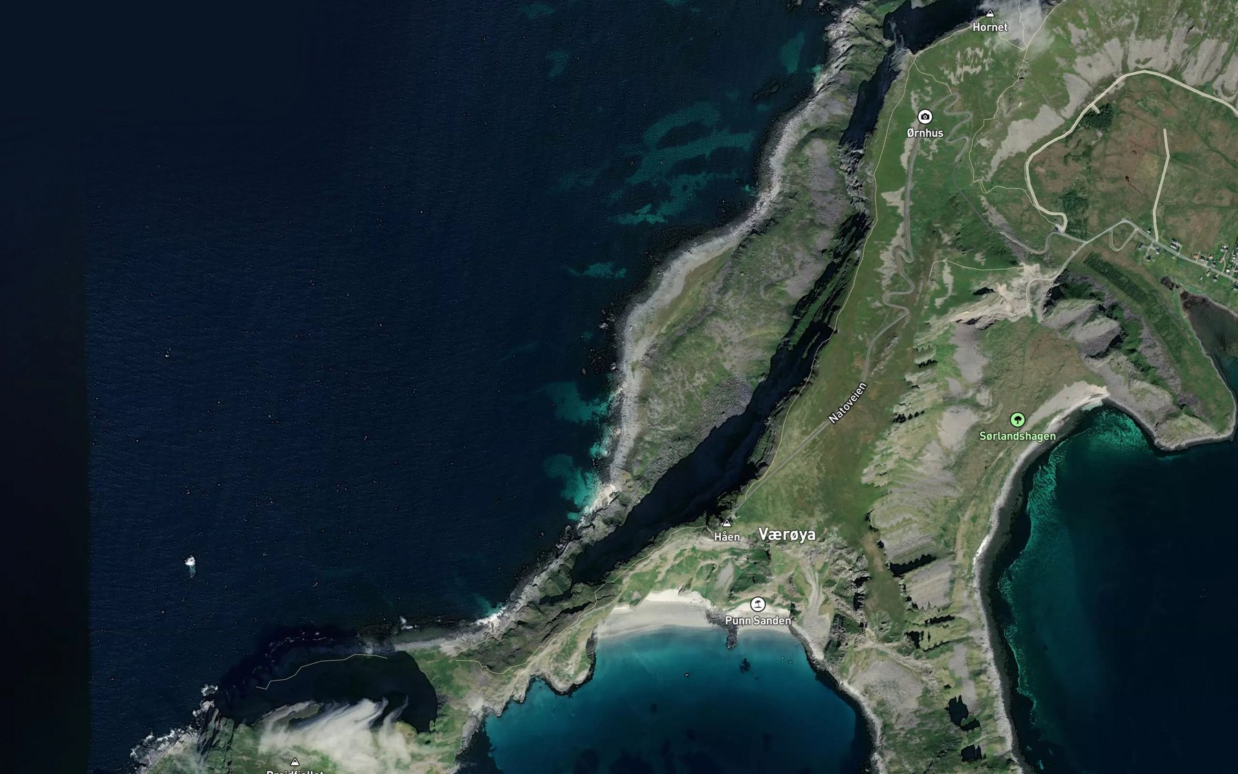 Satellite map of the Kringla