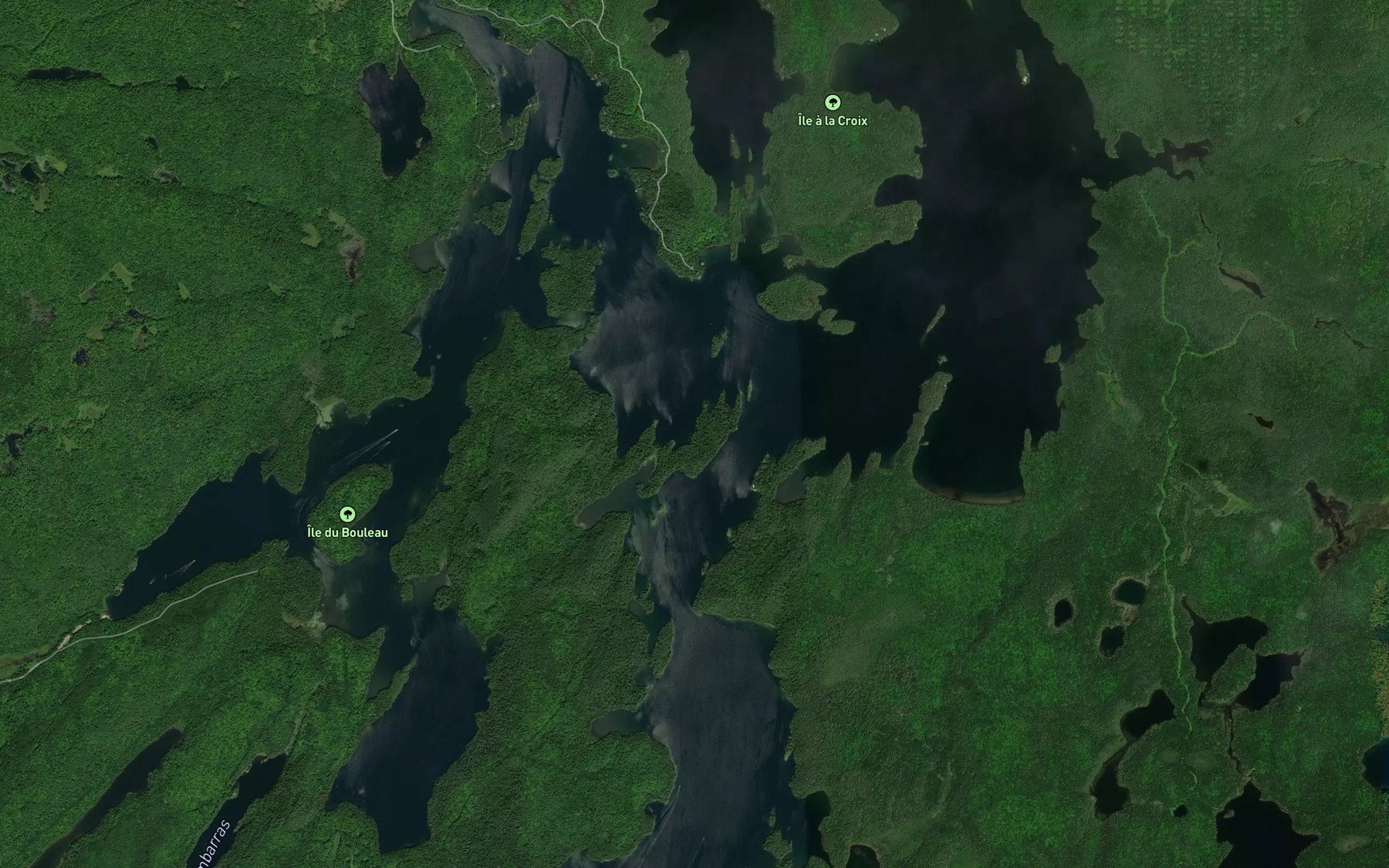 Satellite map of the Baie de la Grosse Loge