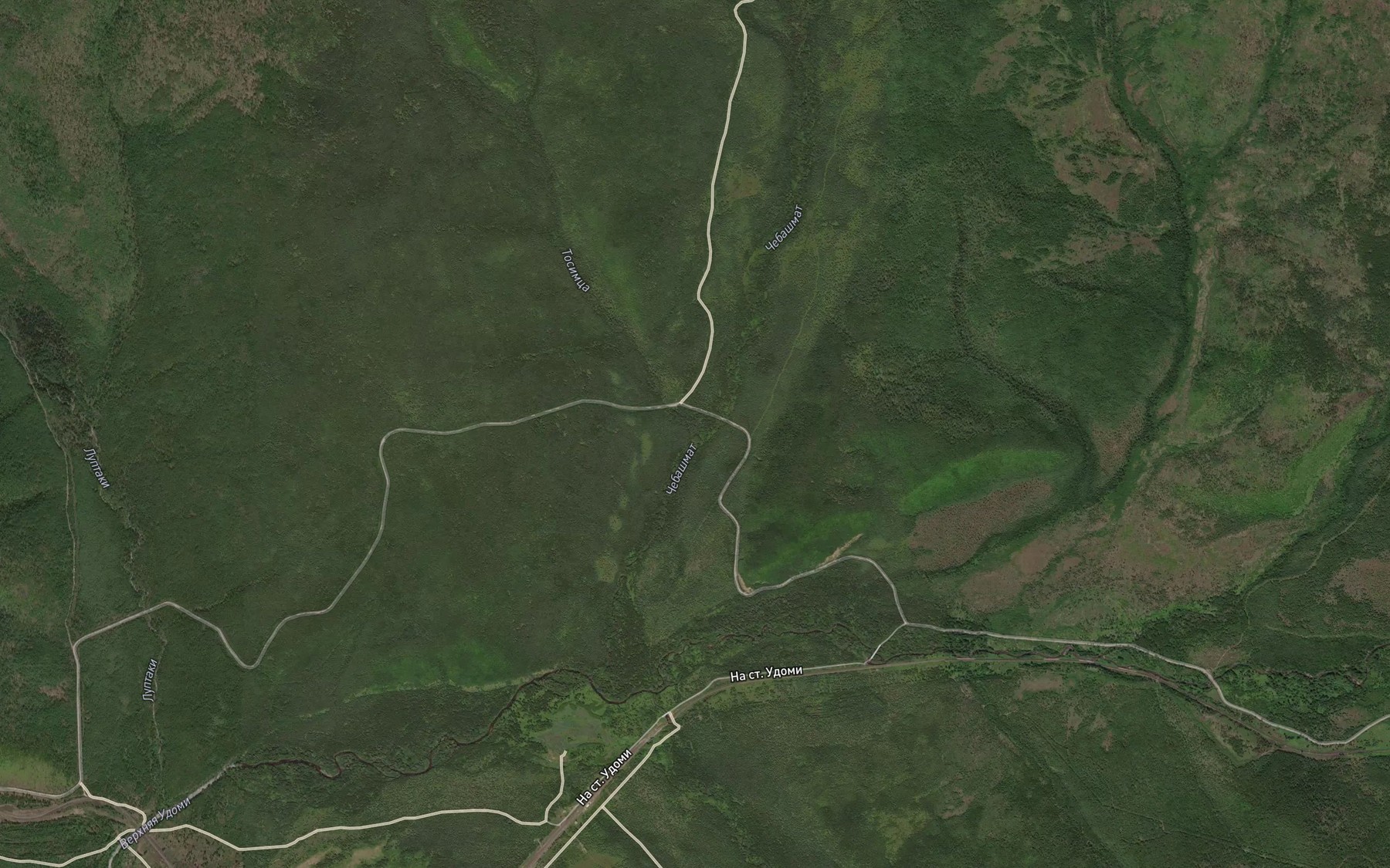 Satellite map of the Tosimtsa