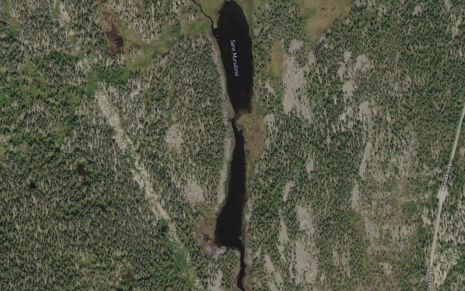 Satellite map of the Sore Murulona