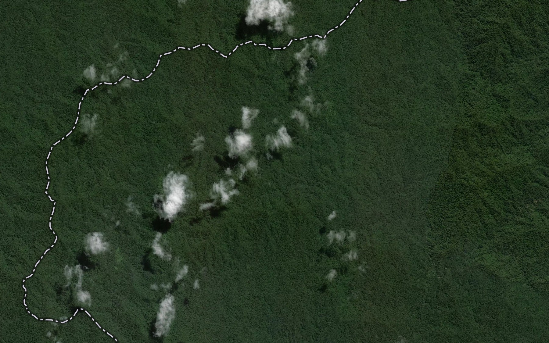 Satellite map of the Sungai Elop