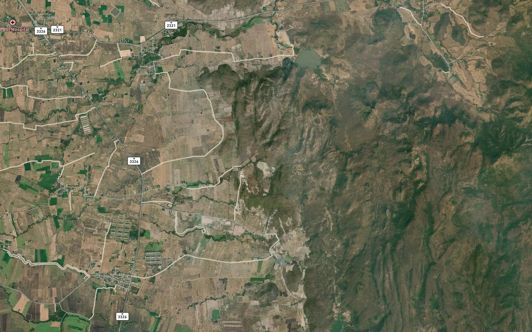 Satellite map of the Ang Kep Nam Khlong Chon Muang
