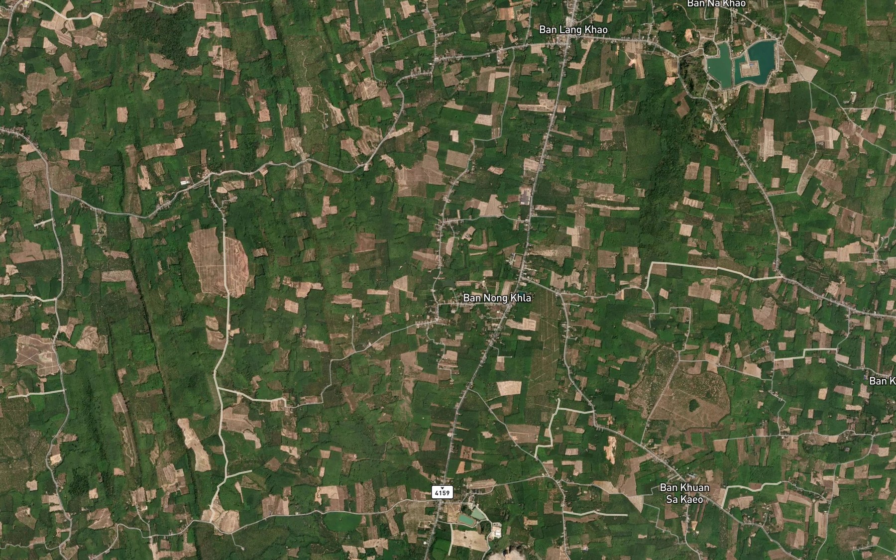 Satellite map of the Nong Khla