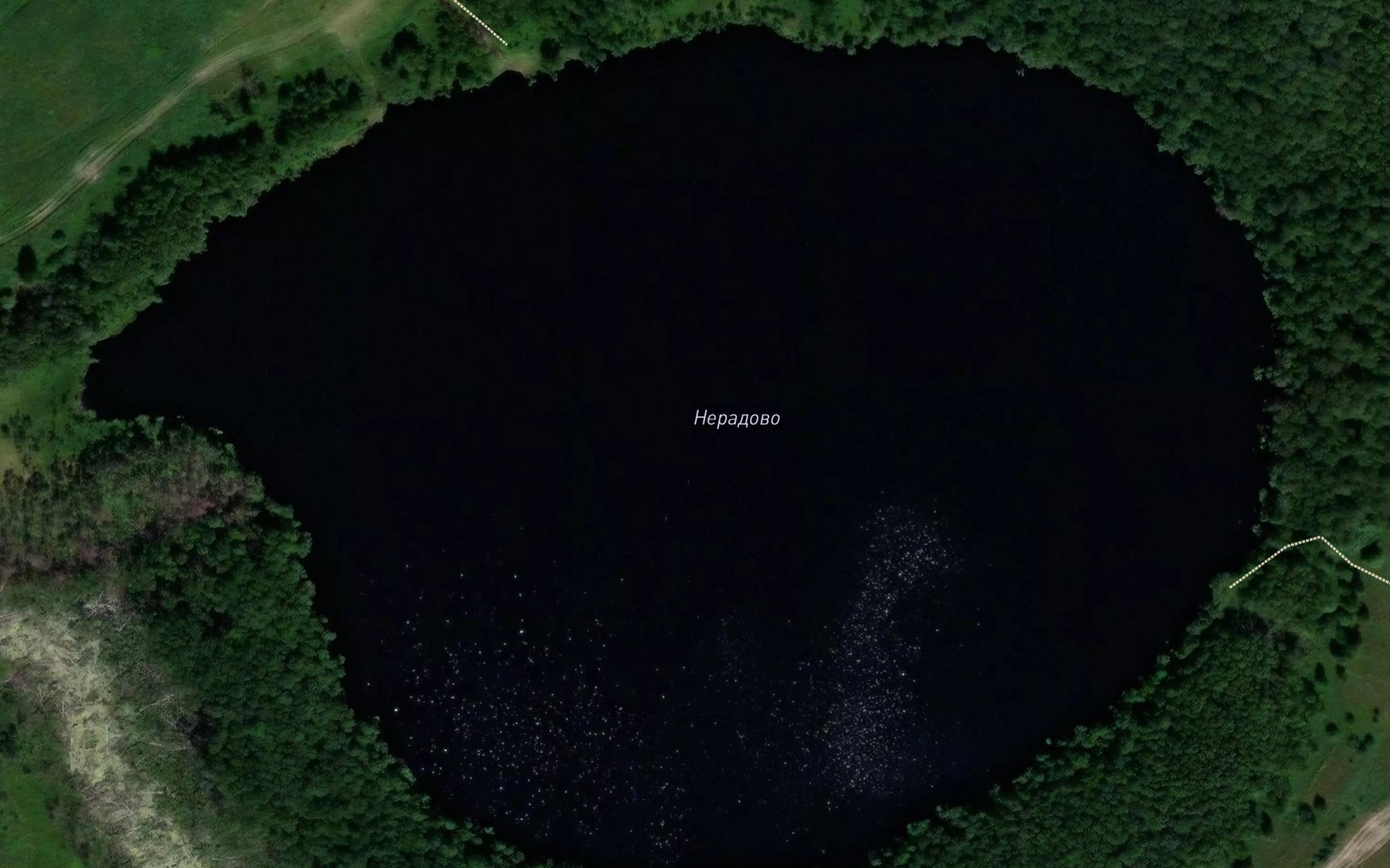 Satellite map of the Ozero Neradovo