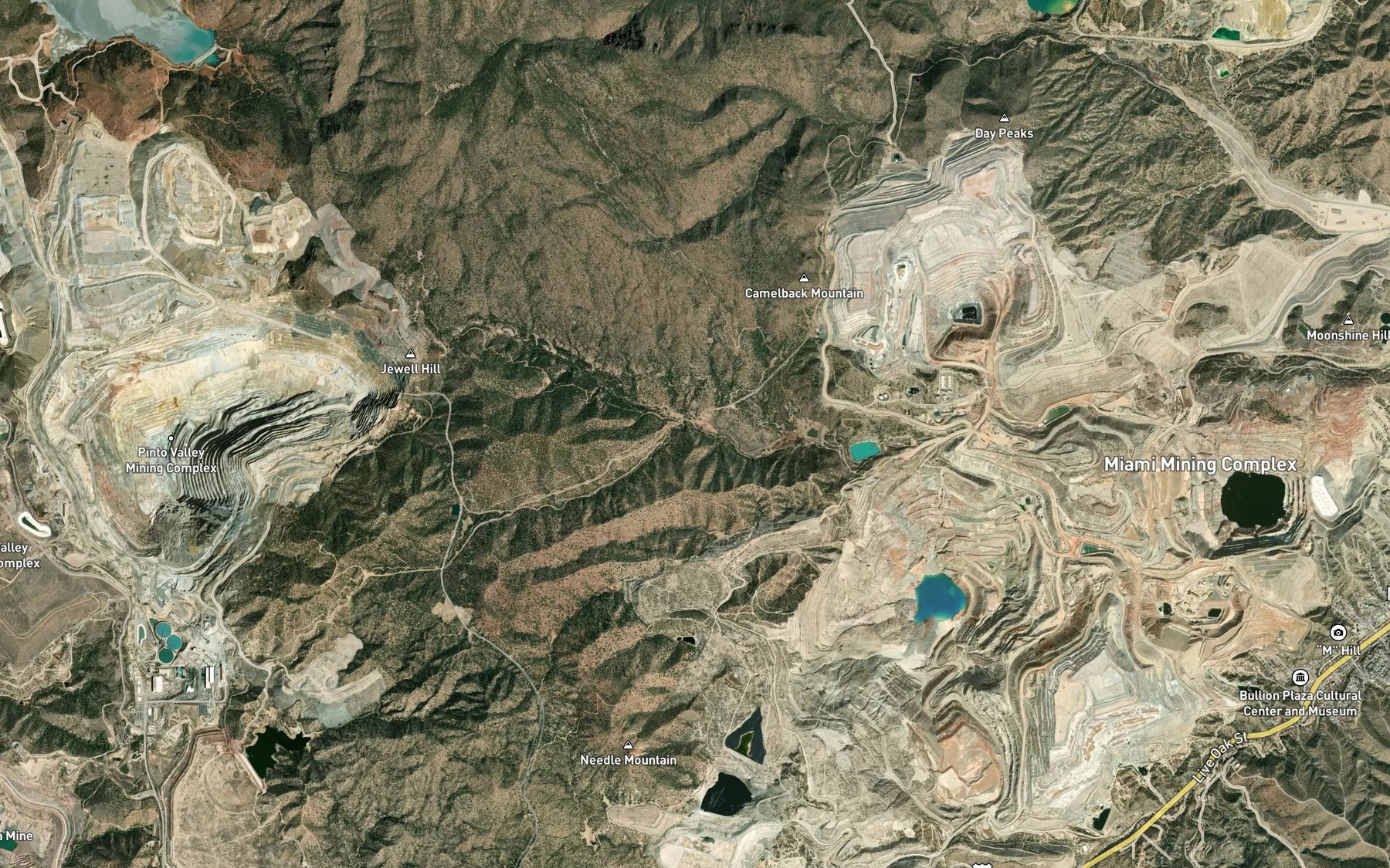 Satellite map of the Vigor of Life Spring