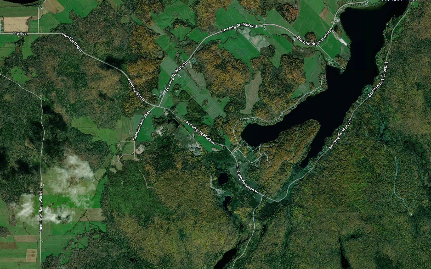 Satellite map of the Branche Patry