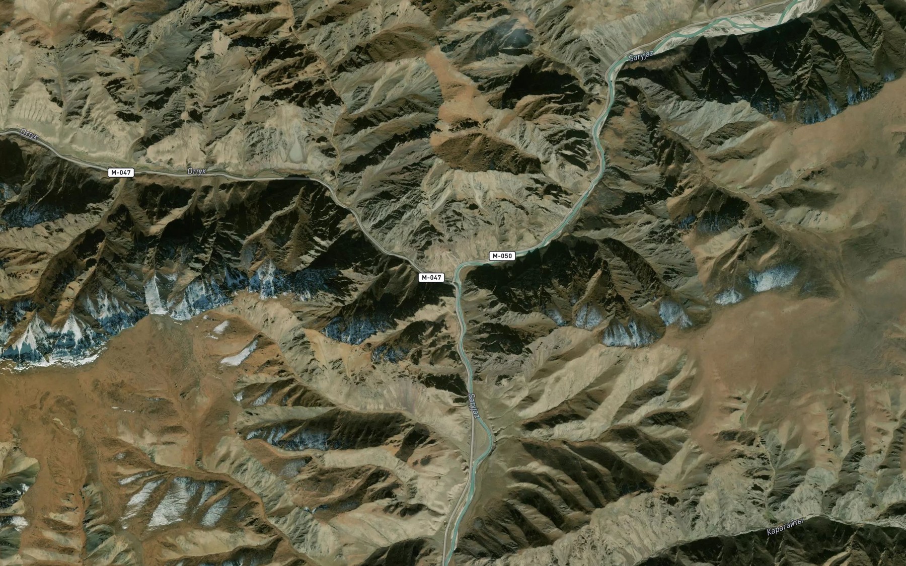 Satellite map of the Ottuk