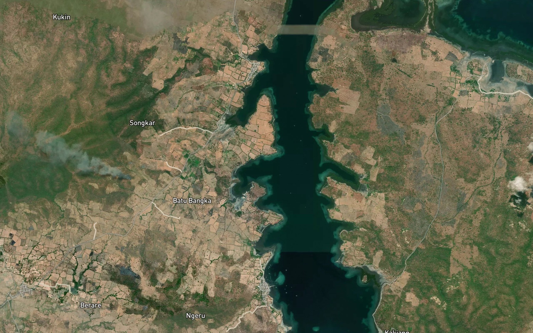 Satellite map of the Teluk Palabanang