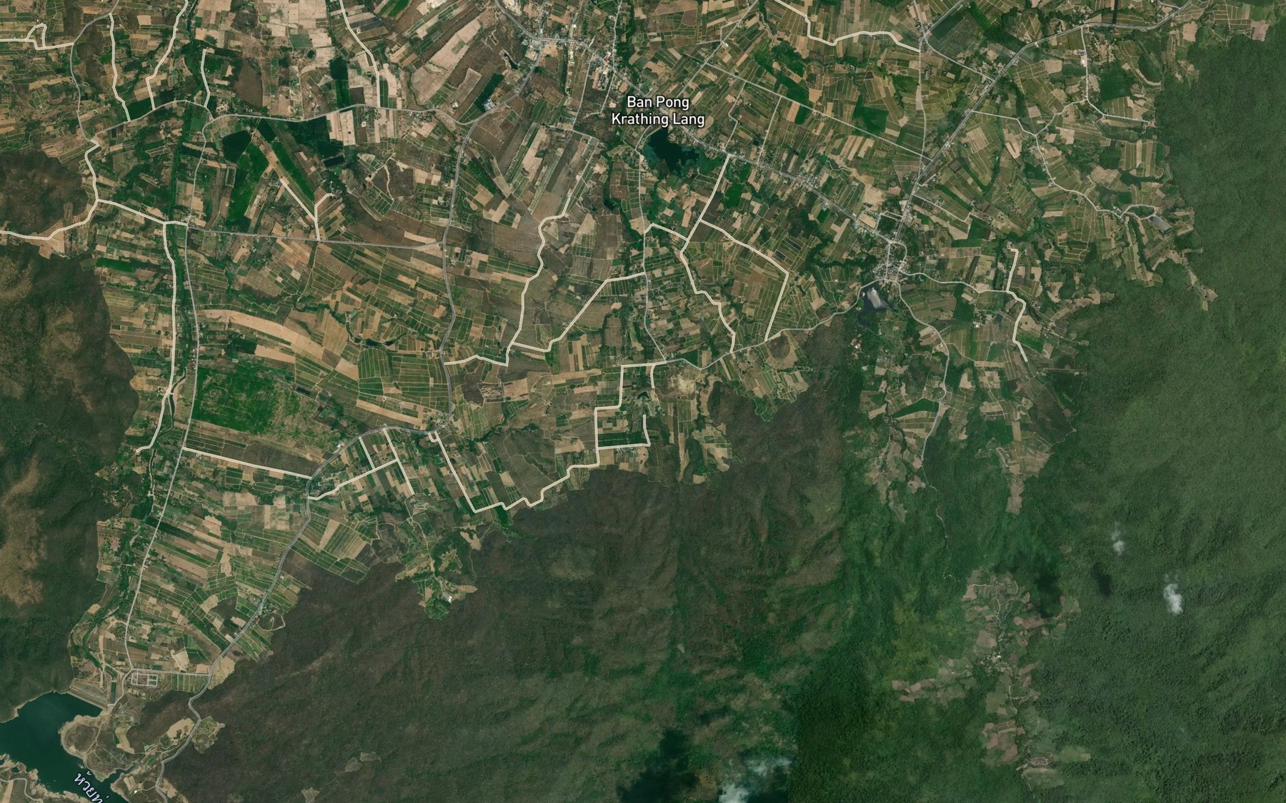 Satellite map of the Ang Kep Nam Ban Huai Makrut