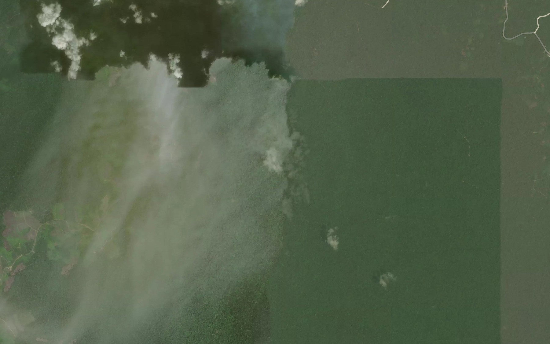 Satellite map of the Nbia