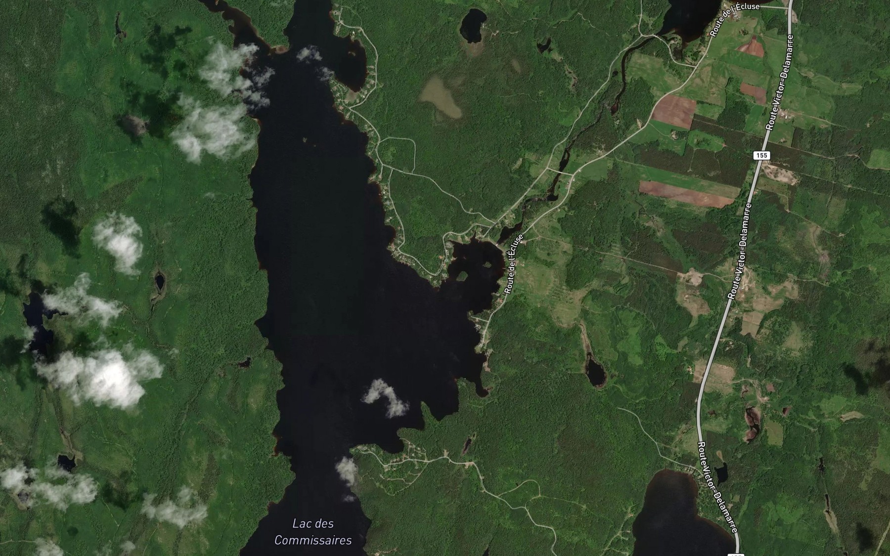 Satellite map of the Baie de la Grele