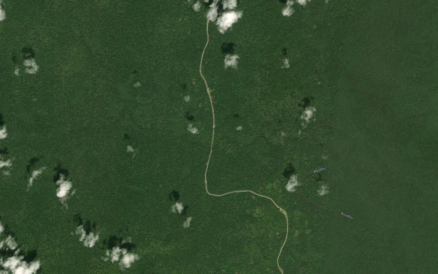 Satellite map of the Namoupourou