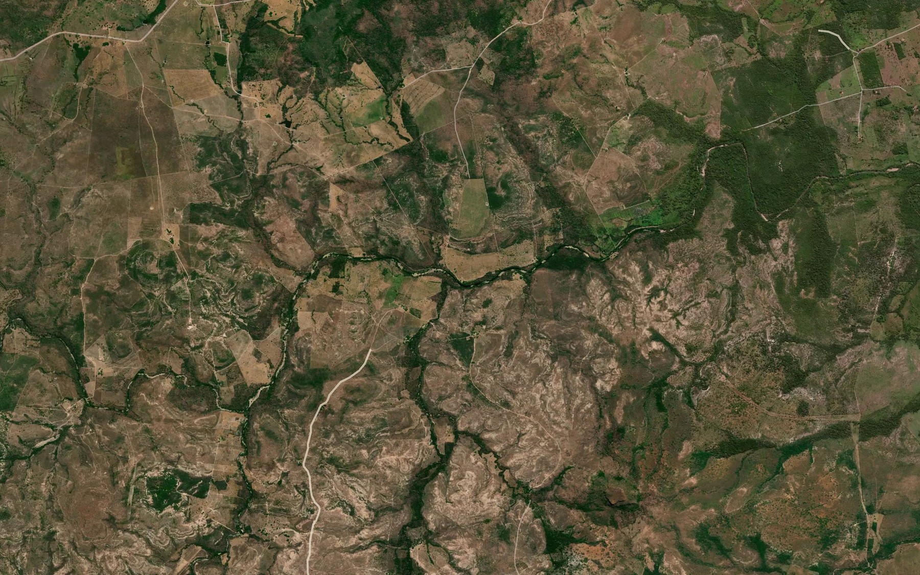 Satellite map of the Corrego Canaiuba