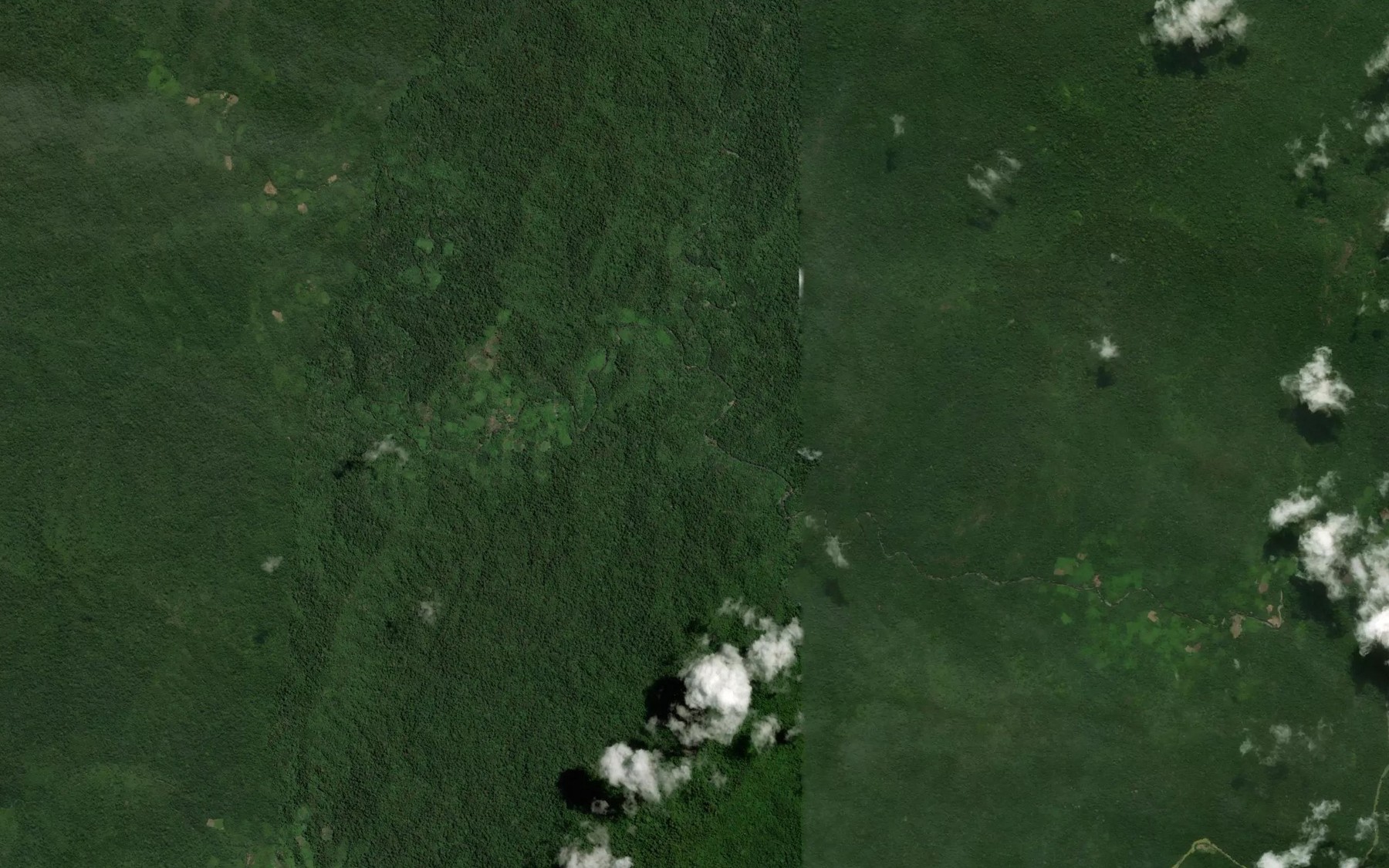 Satellite map of the Sungai Waluren