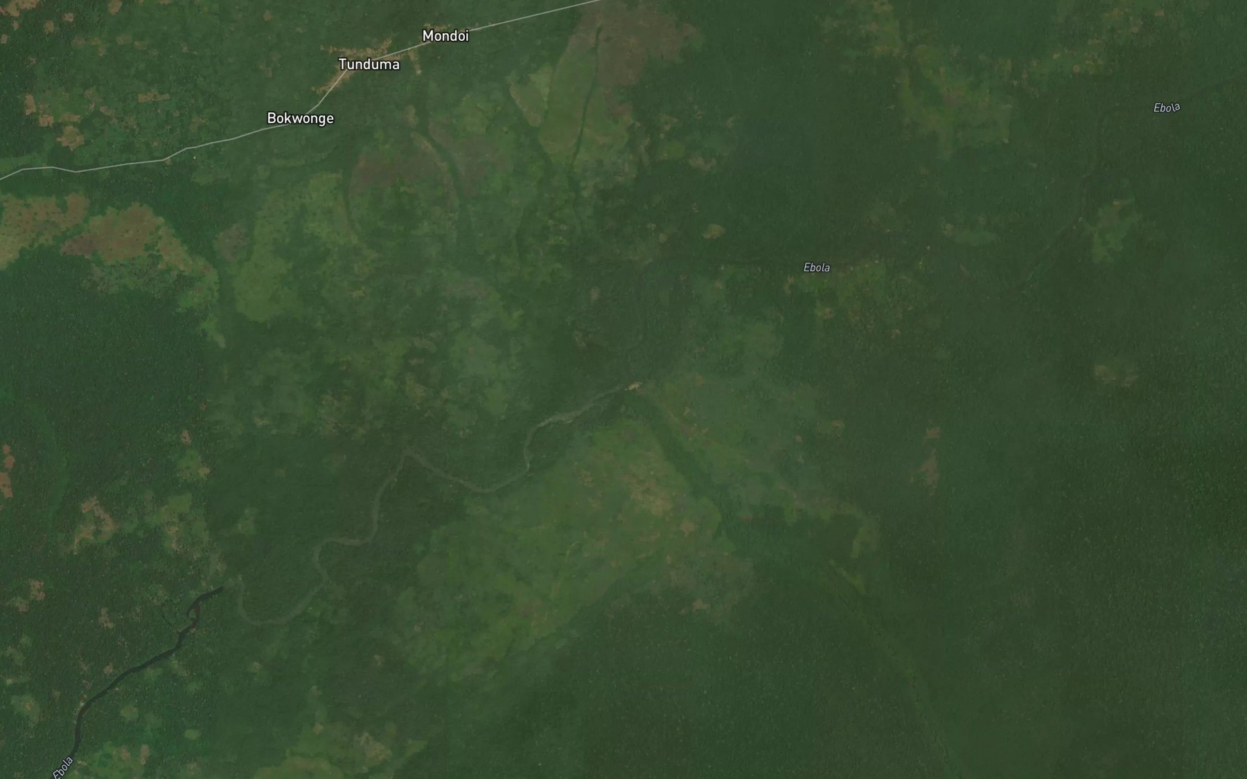 Satellite map of the Kambe
