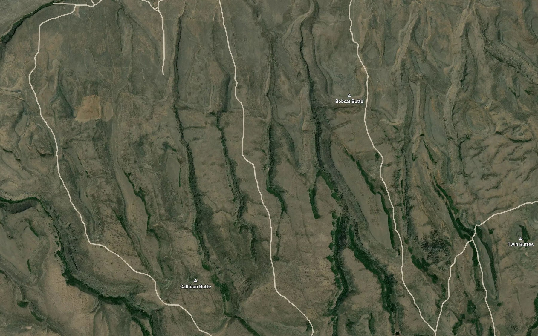 Satellite map of the Lilly Spring