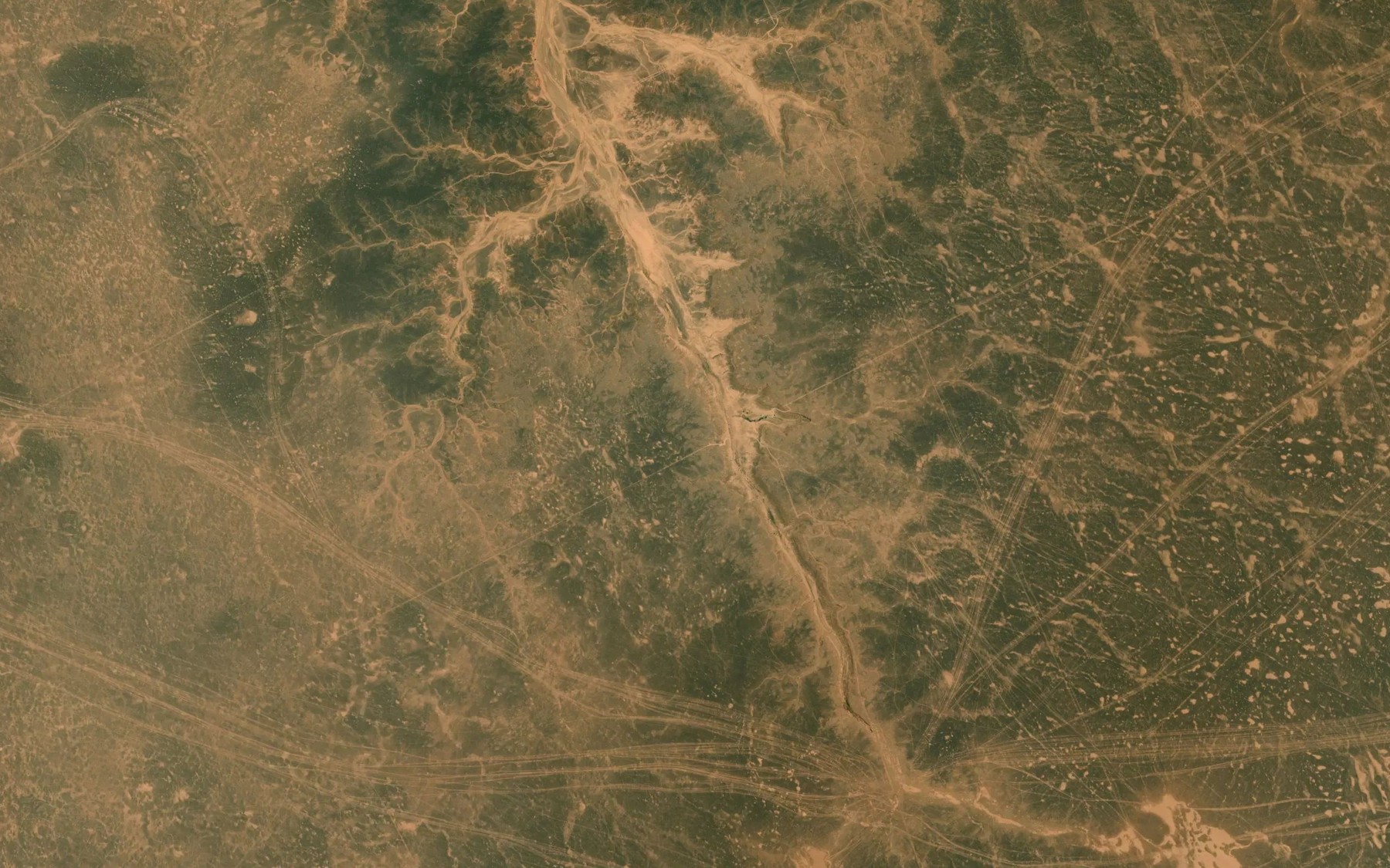Satellite map of the 'Ain el Adrek
