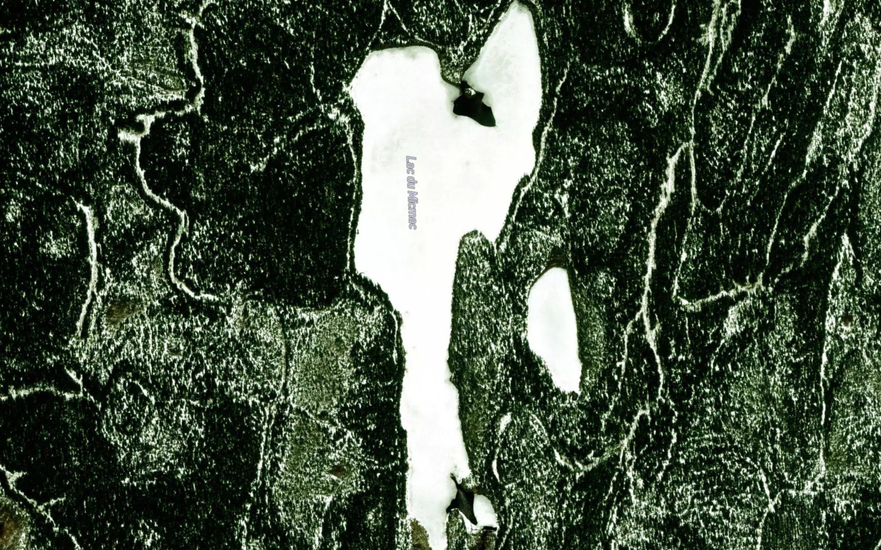 Satellite map of the Lac du Micmac