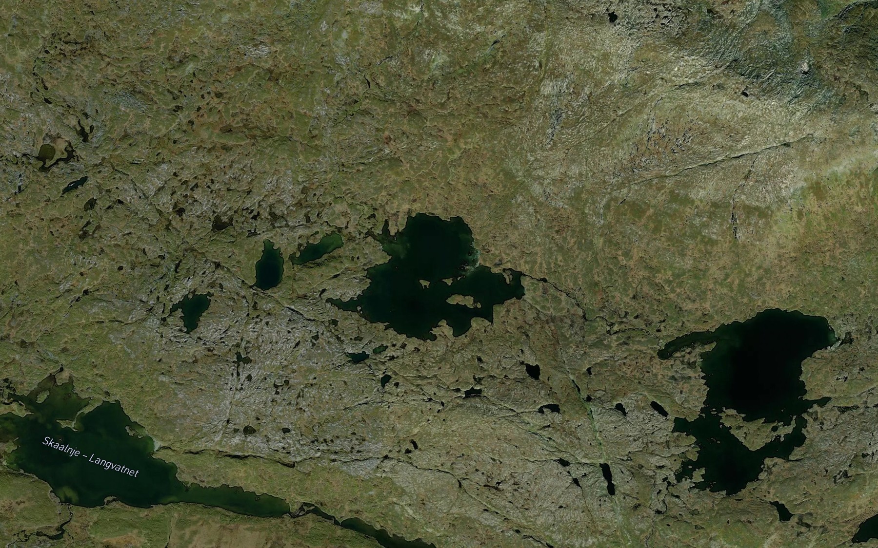 Satellite map of the Norrejaevrie