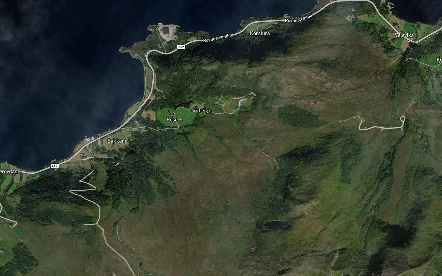 Satellite map of the Skalavadelva
