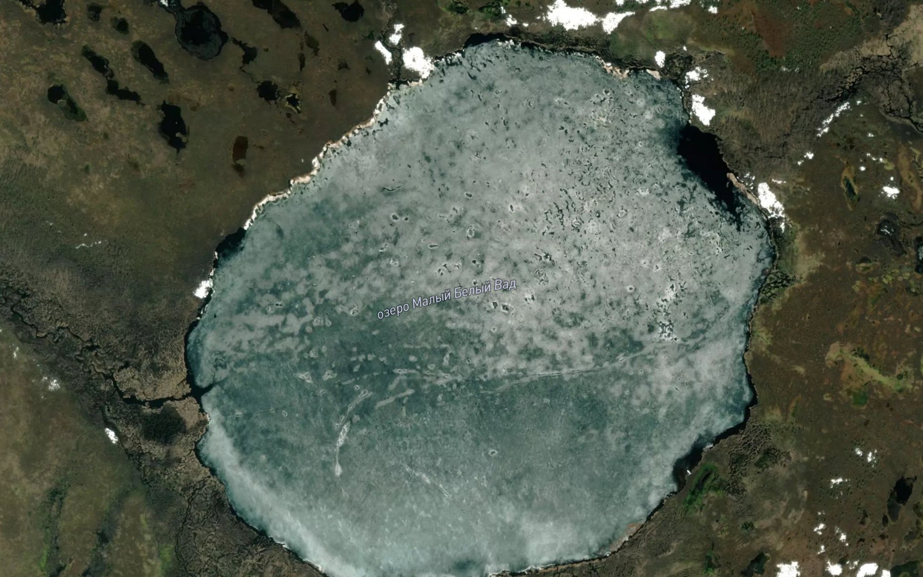 Satellite map of the Ozero Malyy Belyy Vad
