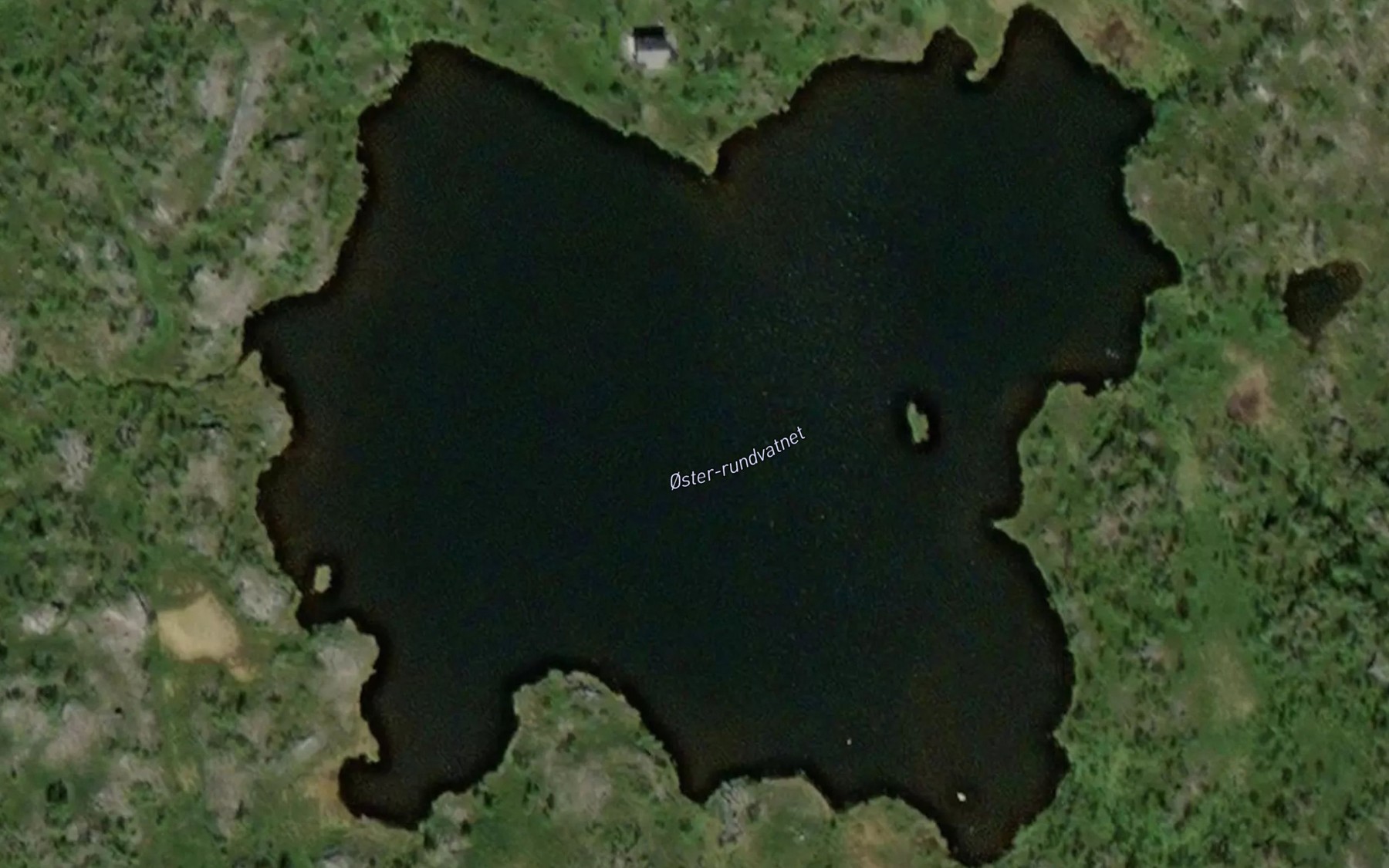 Satellite map of the Oster-rundvatnet