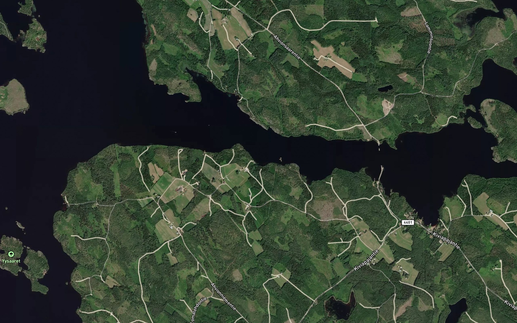 Satellite map of the Vihoristonlahti