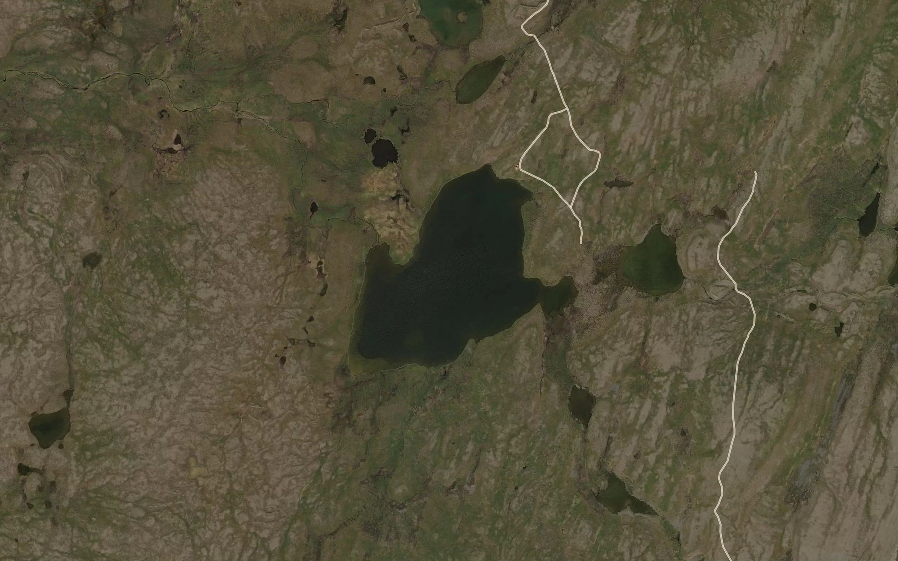 Satellite map of the Duottar-Galddojavri