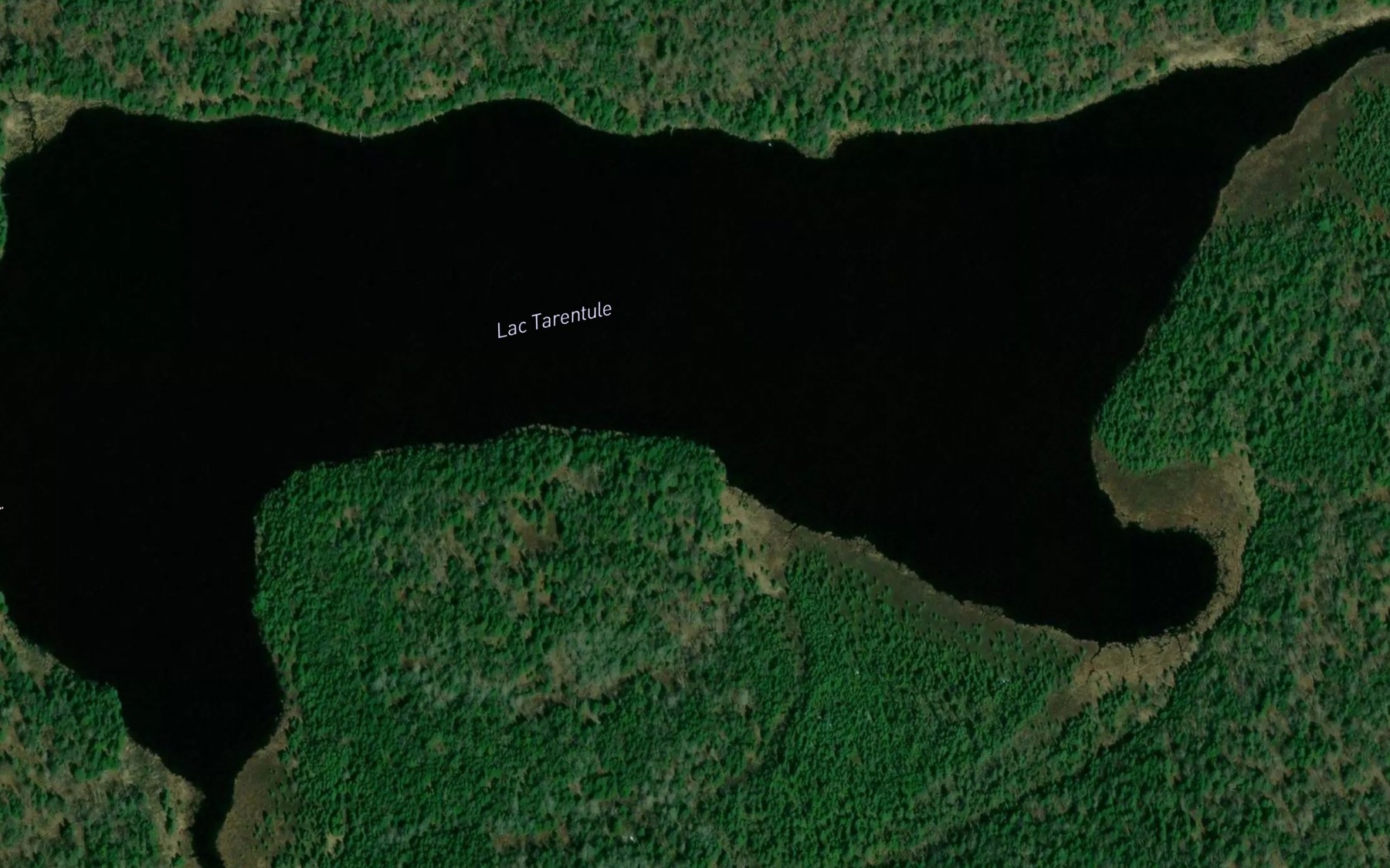 Satellite map of the Lac Tarentule