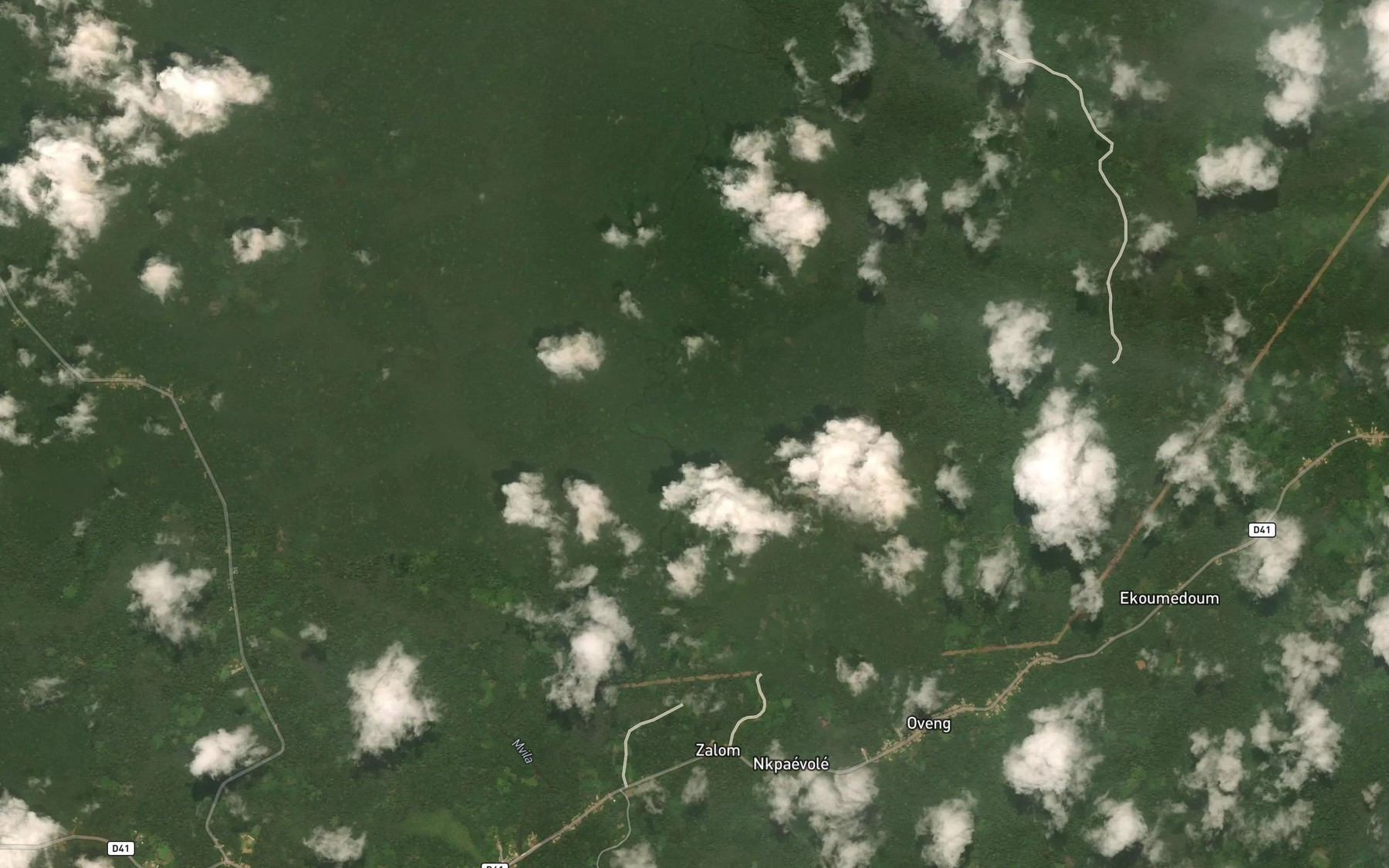 Satellite map of the Adjiap