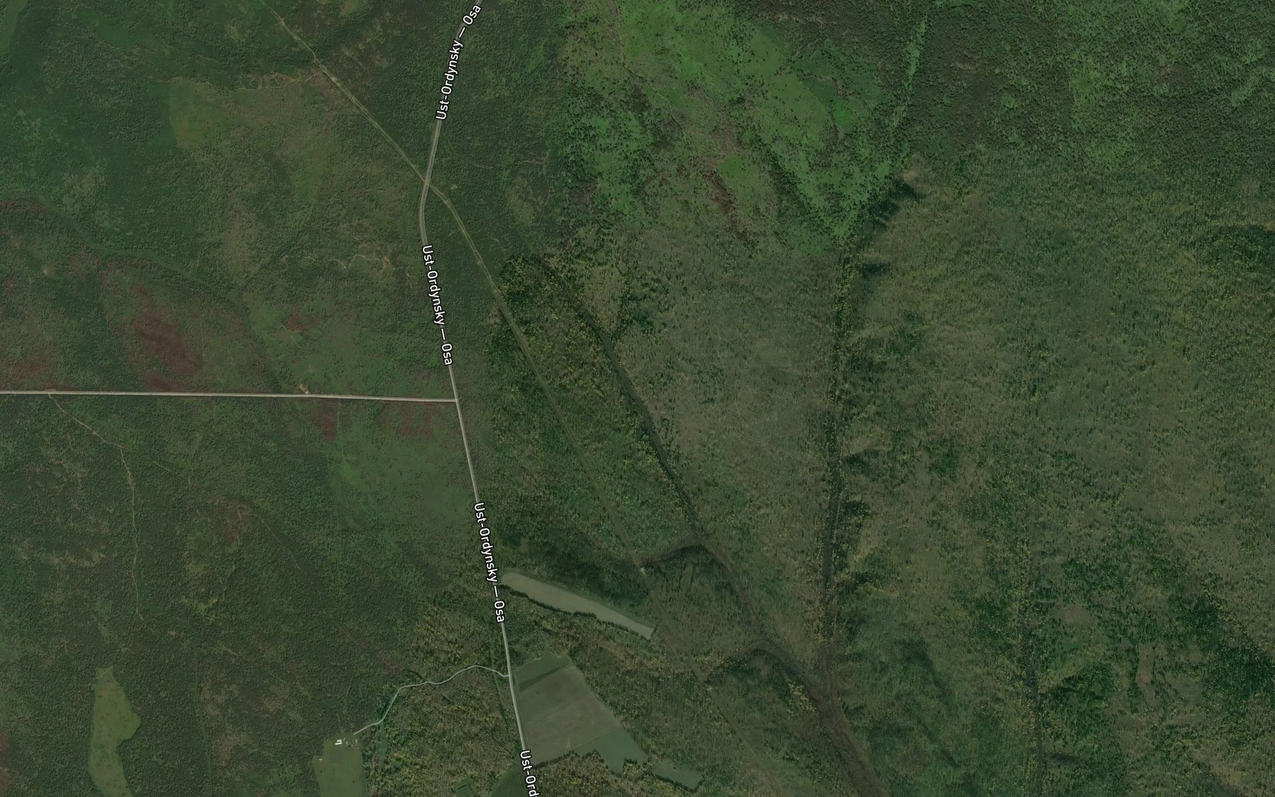 Satellite map of the Pad' Dobaikha