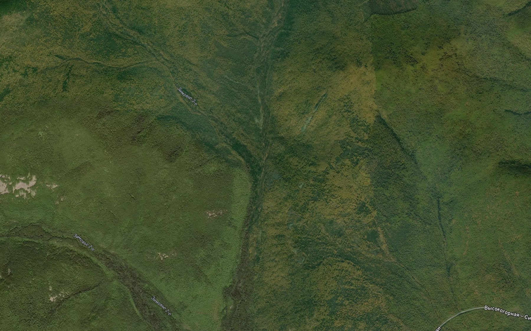 Satellite map of the Zimov'ye Tret'ye