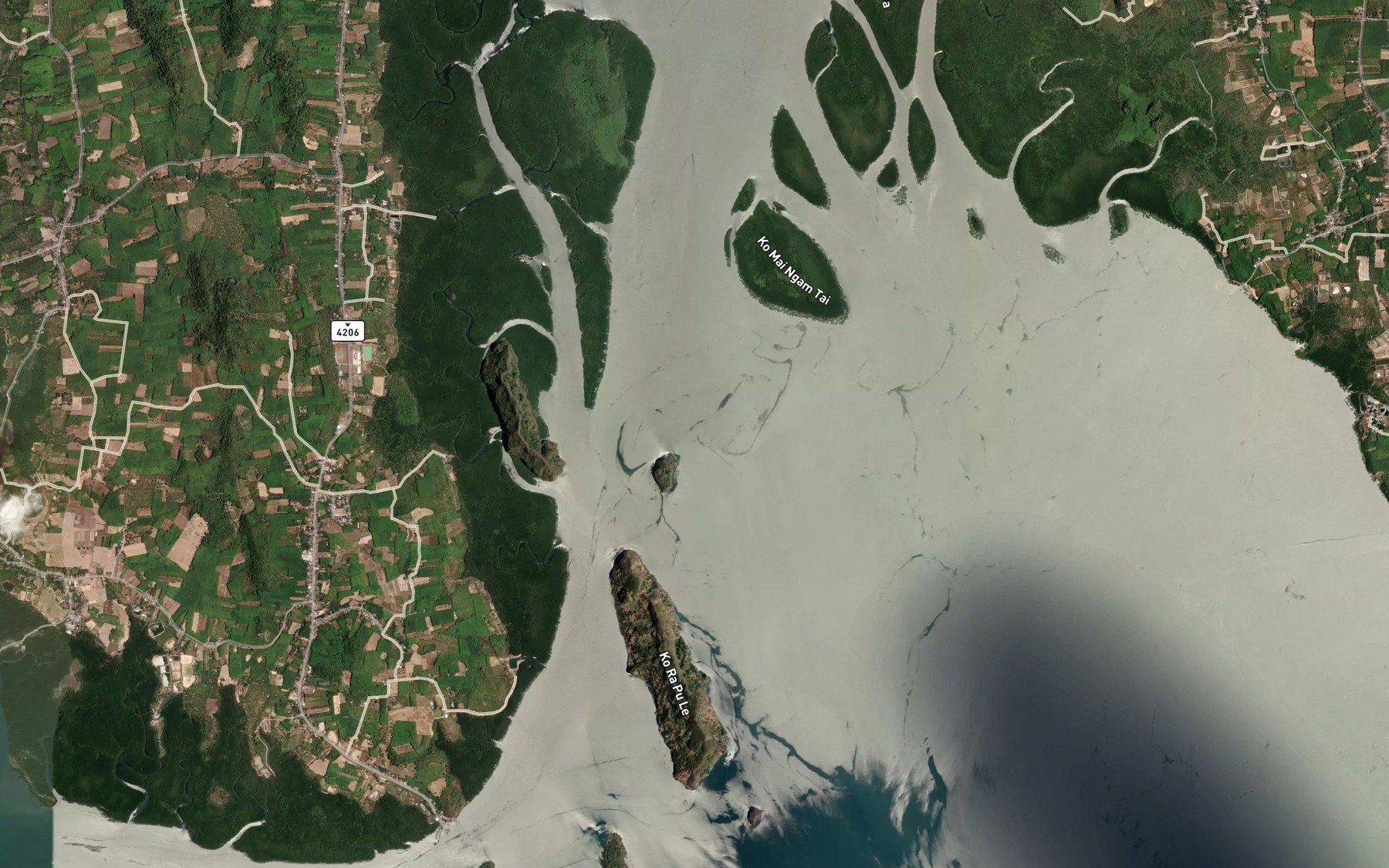 Satellite map of the Khlong Phon