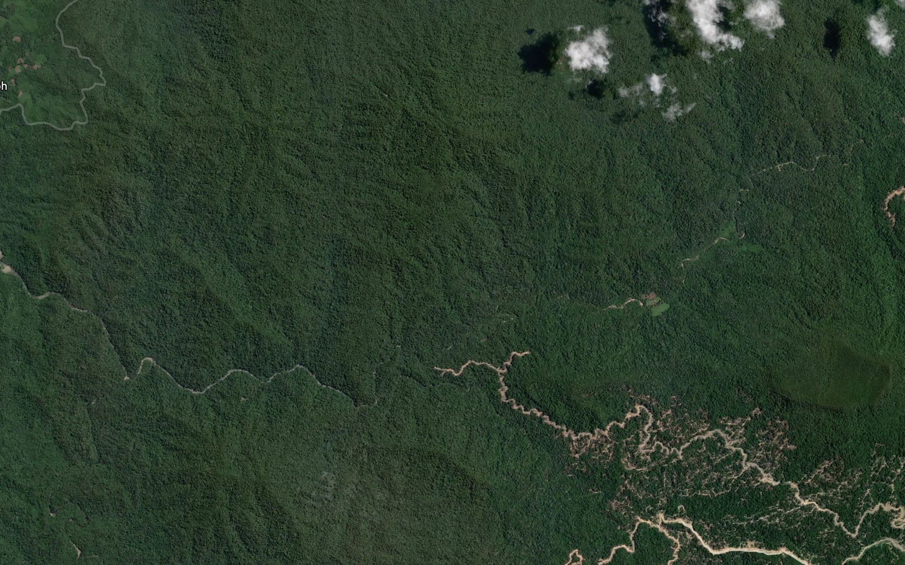 Satellite map of the Sungai Buang Lan