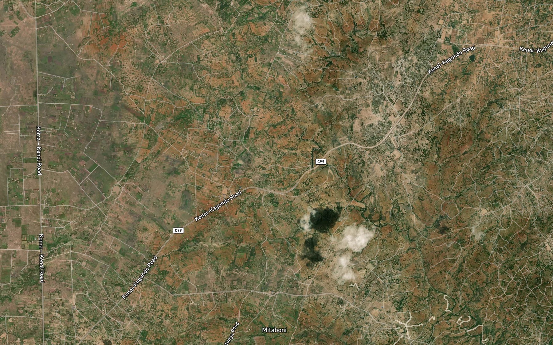 Satellite map of the Nguluni Dam
