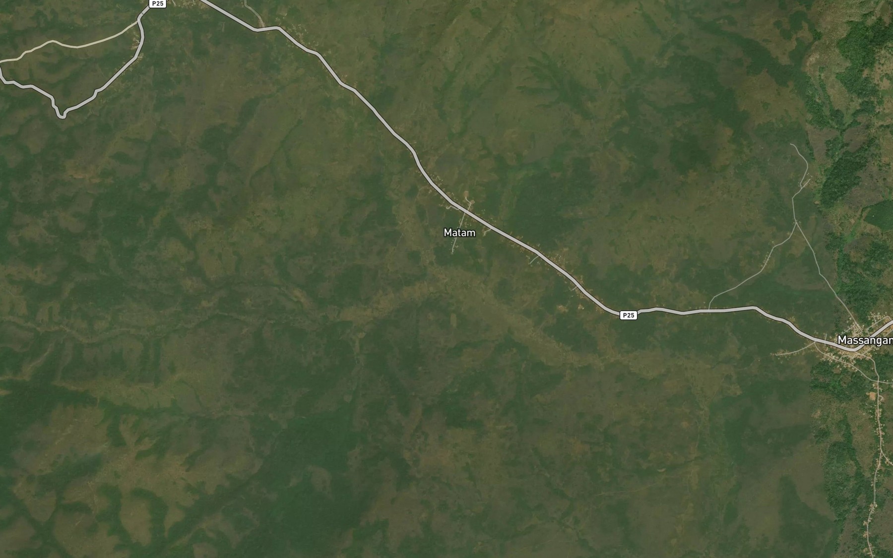 Satellite map of the Ndaoundam