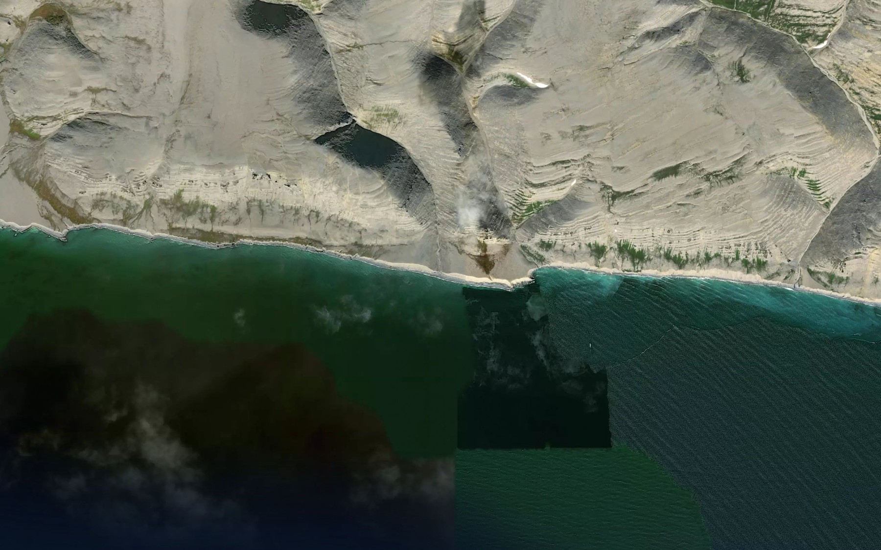 Satellite map of the Price Creek