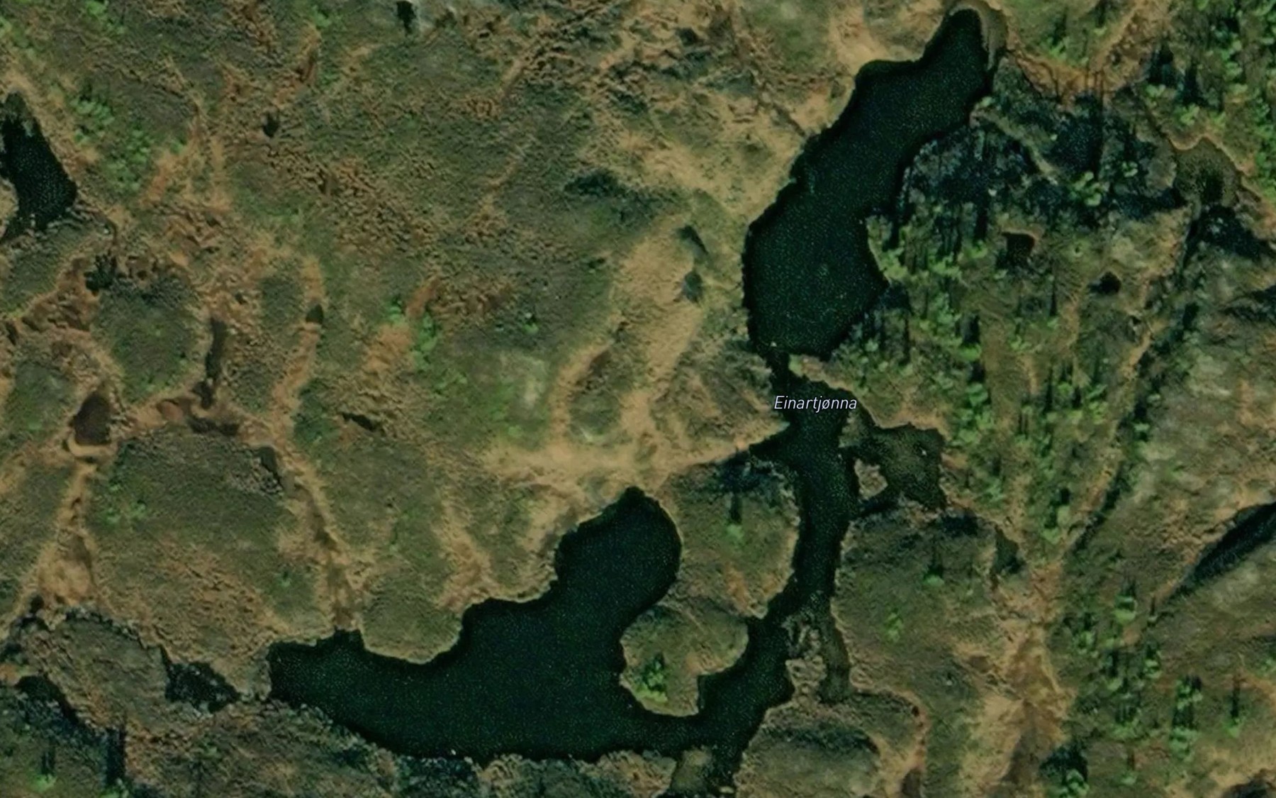 Satellite map of the Einartjorna