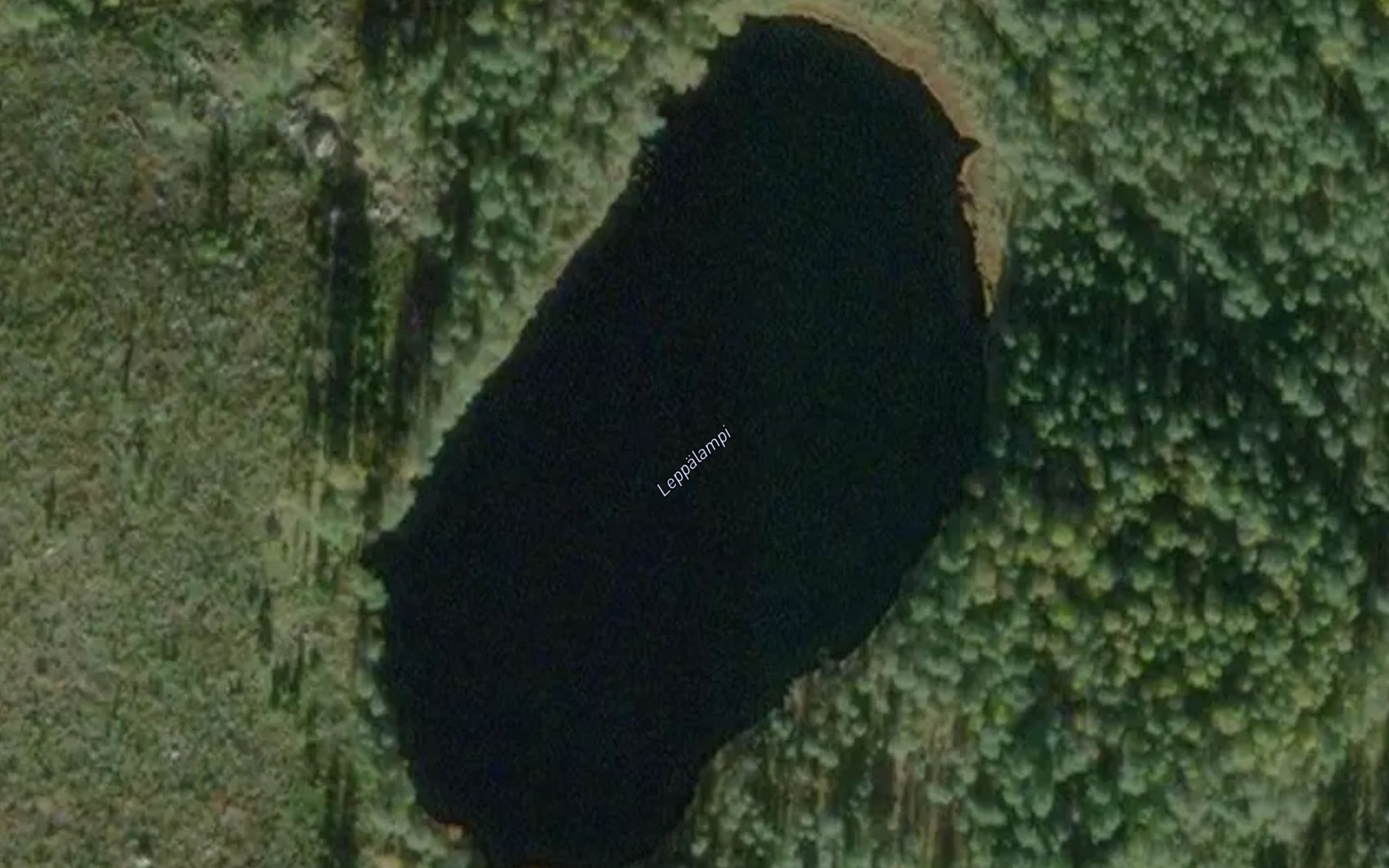 Satellite map of the Leppalampi