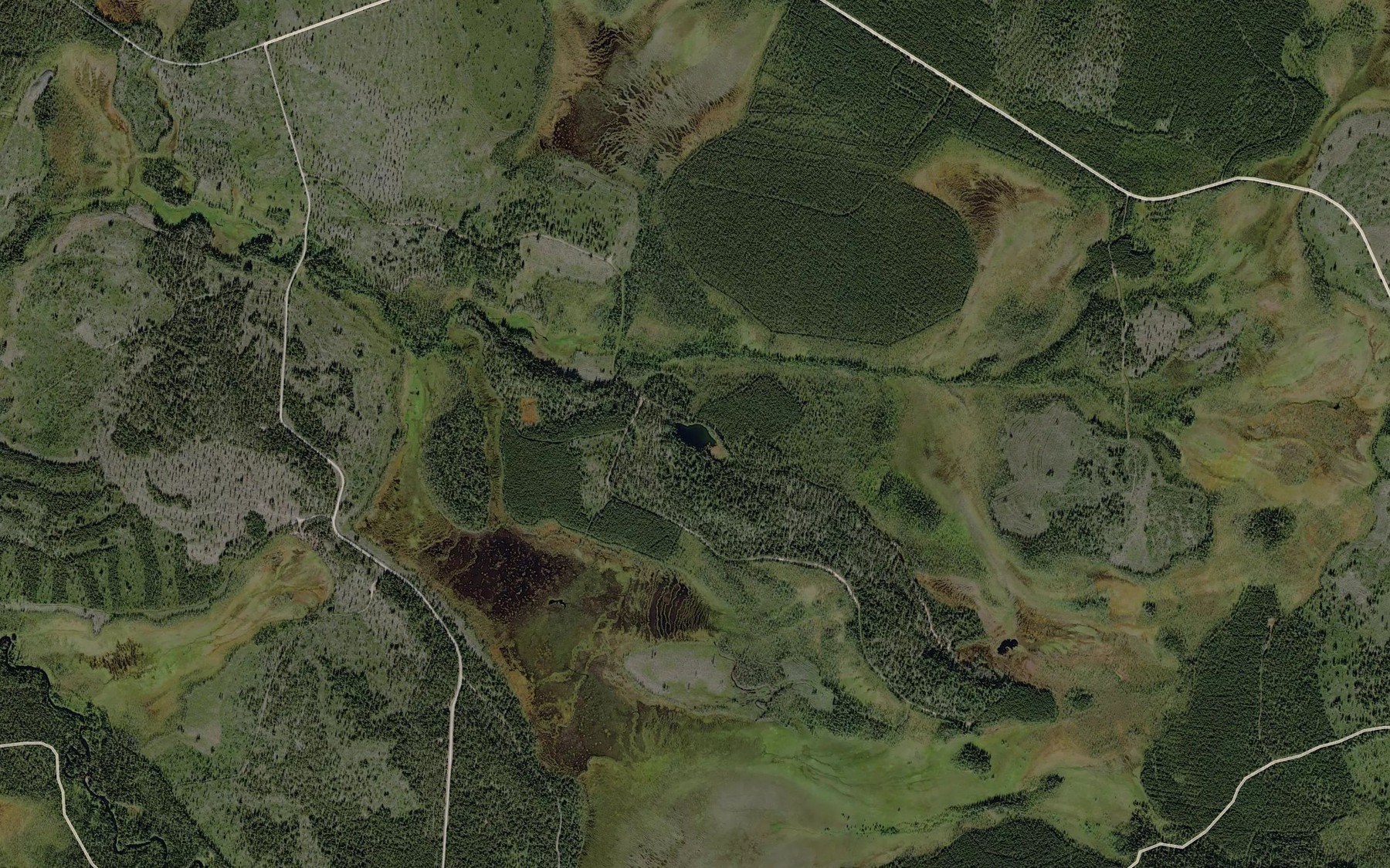 Satellite map of the Kerkkosokanlampi